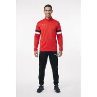 Puma Ropa deportiva 'Team Rise' rojo anaranjado / negro / blanco