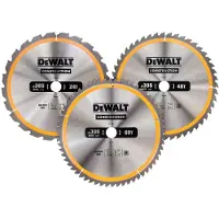 DeWalt Accesorios DT1964-QZ disco de sierra circular 305 x 30 mm 3-Pack DT1958-QZ + DT1959-QZ + DT1960QZ