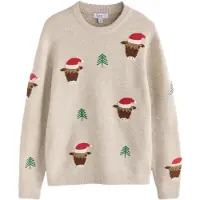 Next Jersey beige / marrón / verde / rojo