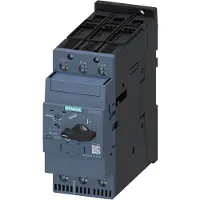 Siemens - Interruptor automático, 1 unidad.Modelo: 3RV2031-4JA10Número de polos: 3 (con contactos de cierre)Rango de ajuste (corriente): 54 - 65 A