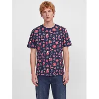 Jack & Jones Camiseta 'BELL XMAS' navy / rojo oscuro / blanco