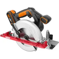 WORX WX530.9, Adecuado para: Kov (metal), Plástico, Madera, Aluminio, Color: Negro, Naranja, Material: Aluminio, Diámetro: 16,5 cm, Velocidad: 4900 rpm, Diámetro de corte: 5,5 cm