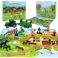 Merkloos Calendario de Adviento para niños con temática de granja