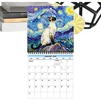 Merkloos Calendario de pared para 2027 - Tema: gatos, con 12 meses