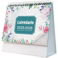 Merkloos Calendario de pared 2025-2026 para una planificación eficiente