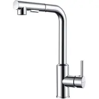 Merkloos Grifo de cocina con rociador extraíble - Cromo