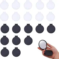 Merkloos Kit de maquillaje Spiegel de 20 piezas: Espejo plegable mini. Portátil para mujeres. Ideal para viajes. Tamaño 7,1 x 6 cm. Reflejo claro. Espejo de viaje
