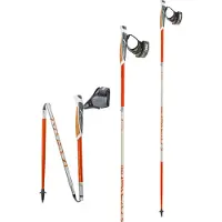 TSL Outdoor - Bastones de trail/running - Trail A4 Cork Cross Terra Sht de Aluminio - Talla 130 cm - Naranja