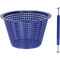 Markenlos Cesta para skimmer de piscina, de 16,5 x 10 cm, para eliminar hojas y suciedad de piscinas. Kit de limpieza de piscinas de plástico de repuesto para un mantenimiento eficiente