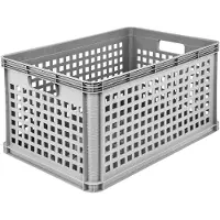 Keeeper 1088513000000, cesta de almacenamiento "Robert", 64 litros, color gris nórdico