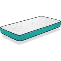 Markenlos Colchón para cuna, 60x120 cm, 10 cm de grosor, perforado y antibacteriano