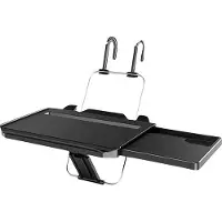 Markenlos Mesa portátil para tablet – Multifuncional – Con portavasos y soporte para tablet – Ideal para viajes