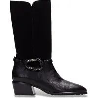 Hispanitas para mujer. PHI254298 Botas de Piel Verona negro (39), 3 a 5cm, Ninguno, Casual, outlet 2026.