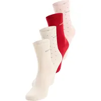BOSS Calcetines crema / rosa pastel / rojo / blanco