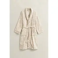 Gant Unisex Monogram Robe Sugar White Talla: L | Albornoces Outlet | Unisex | Blanco