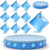 Selius Cubierta para piscina, contrapesos, bolsas de agua, 10 unidades, bolsa para piscina para protección en invierno