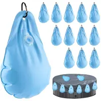 Selius 12 cubiertas para piscina, contrapesos, bolsas de agua, bolsas para el agua de la piscina