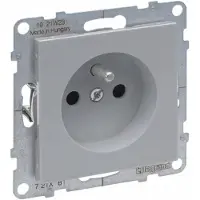 Legrand Suno, toma de corriente individual, aluminio, 16A