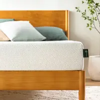 OEM Colchón de espuma viscoelástica, color blanco, 160x190 cm, 20 cm de alto