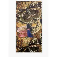 Desigual , foulard rectangular m c lacroix, Mujer, Poliester, MarróN, U