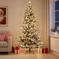 Syfax Árbol de Navidad artificial con ramas articuladas 210 cm