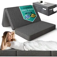 Dripio Colchón plegable de 120x195 cm, 14 cm de alto, ideal para invitados