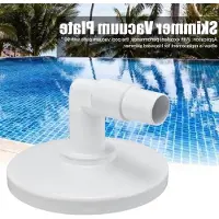Markenlos Skimmer eficiente para piscinas con codo de 90°, placa de skimmer de 18,5 cm para la limpieza de piscinas, jacuzzis y fuentes