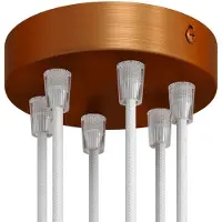 Creative Cables Kit Rosetón Cilíndrico De Metal Krm126fras