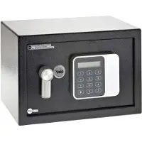 Yale Caja fuerte YSG/250/DB2, de pie, 16 litros, acero, color negro