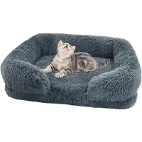 Merkloos Cama cómoda para perros, hecha de felpa con relleno de algodón