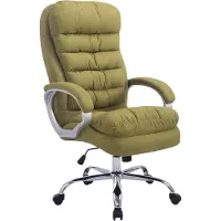BellaFurn Silla de oficina ergonómica de gran tamaño - Silla de oficina - Fabricación con material fácil de limpiar UpleCholsthery | Color: Verde