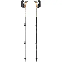 LEKI - Bastones de senderismo/trekking - Khumbu Lite Compact de Aluminio - Negro