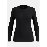 Odlo - Women's Baselayer Top Crew Neck L/S Merino 260 - Ropa interior merino size XL, negro