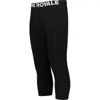 Mons Royale - Ropa interior térmica - Cascade Merino Baselayer 3/4 Legging M Black de Lana - Talla M - Negro
