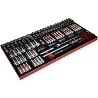 Ks Tools 813.0120, juego de llaves de vaso, 120 piezas, 15,9 kg