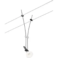 Paulmann Comet foco único sobre cable, blanco