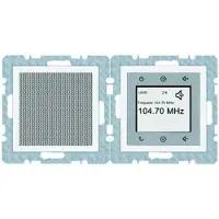 Berker S.1/B.X Radio DAB+ PW Mate (conjunto de radio, número de modelo 29809909)