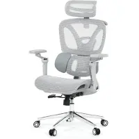 Autronic , silla de oficina KA-B2363, color gris