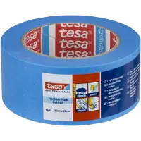 TESA Cinta de crepe , 50 metros x 50 mm, para uso profesional en exteriores, color azul, referencia 04440