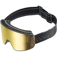 Bolle - Máscaras de esquí - Blackridge Brushstroke Matte Gold de Silicona - Negro
