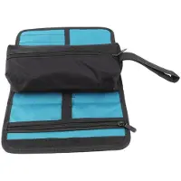 Merkloos Bolsa de herramientas - Organizador de herramientas plegable con cremallera, 25x36cm, Resistente y Ligera