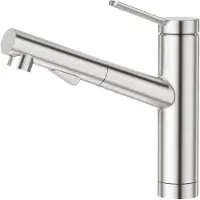 Merkloos Grifo de cocina grifo mezclador cocina - Extraíble - Cromado - Giratorio 120° - Con ducha de mano