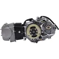 OEM Motor de 125 cc, monocilíndrico, color plateado
