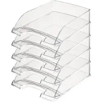 Leitz 5226 Plus crystal clear Bandeja para cartas transparente (5 unidades)