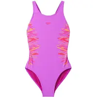 Speedo - Kid's Placmement Muscleback - Traje de baño size 176, morado