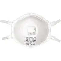 Portwest Mascarilla semifacial FFP3 con válvula - Blanca