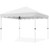 Bolt Pabellón plegable de 3x3 metros – Gazebo pop-up con techo, protección UV50+, impermeable, con bolsa de transporte y sacos de arena – Blanco
