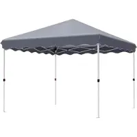 Bolt Pabellón de 3x3 metros – Pérgola – Pabellón – Tienda de campaña para fiestas – Tienda de campaña para la playa – Ideal para terraza, celebraciones y jardín – Plegable – Gris