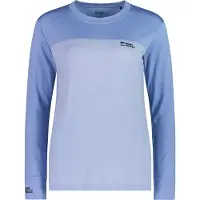 Mons Royale - Ropa interior térmica mujer - Yotei Merino LS W Ice Blue/Moonstone de Lana - Talla S - Azul