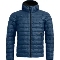 Ortovox - Plumíferos esquí - Downwool 180 Hooded Jacket M Blue Nunatak de Lana - Talla XL - Azul marino